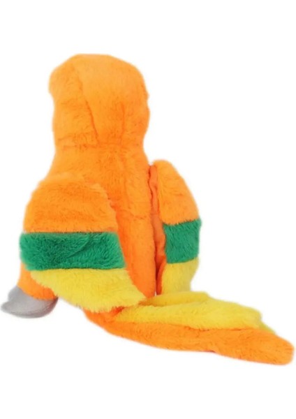Turuncu Papağan Peluş Oyuncak