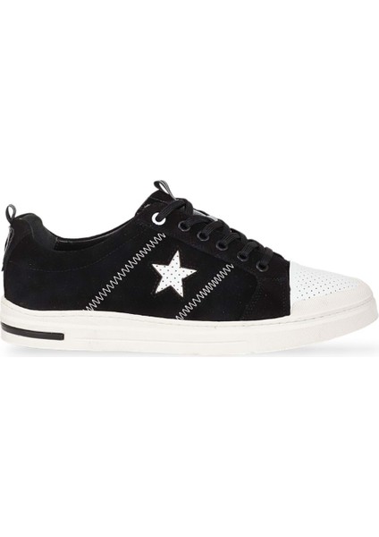 1989-573219 Anatomik Tabanlı Erkek Sneakers Ayakkabı - NKT01989-SIYAH Süet-40 indirimleri