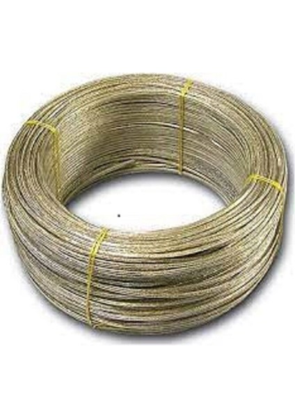 50 Metre Izoleli Çelik Halat 3 mm Pvc Kaplı Çelik Halat Çamaşır Ipi 50 Metre