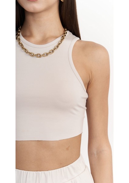 Casey Taş Crop Pantolon Takım