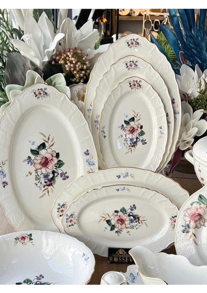 Yemek Takımı Lıttle Garden 62 Parça 12 Kişilik modelleri