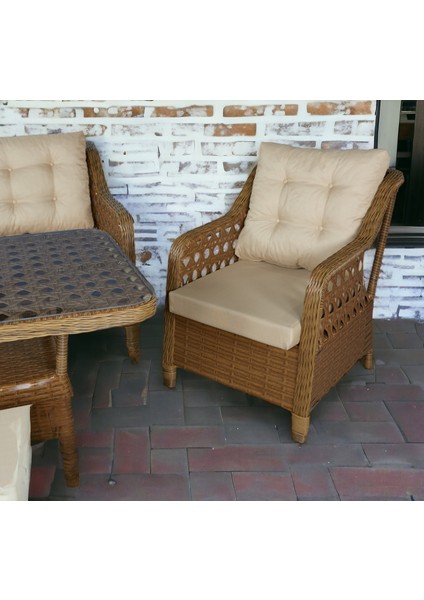 Vırgınıa Premıum Serıes 3+1+1 Balkon&bahçe Mobilya Takımı