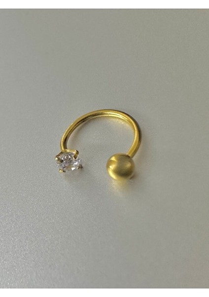 Cerrahi Çelik Piercing Küpe Zirkon Taşlı ve Toplu Halka Model