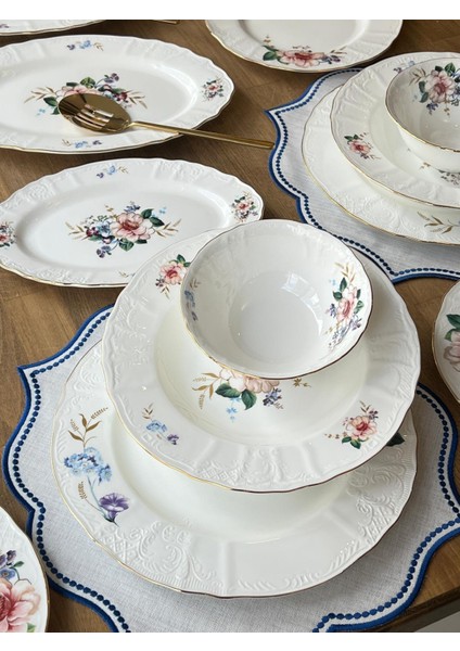 Yemek Takımı Lıttle Garden 79 Parça 12 Kişilik modelleri