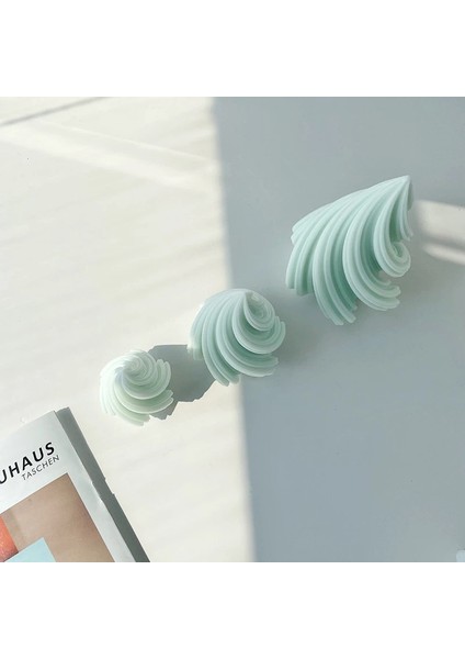 Küçük Dönen Konik Kavisli Silikon Mum Kalıbı fiyatları