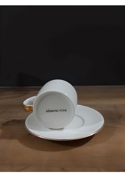 Porselen Kahve Fincanı Takımı Queen Ağaç Desenli 6 Kişilik fiyatları