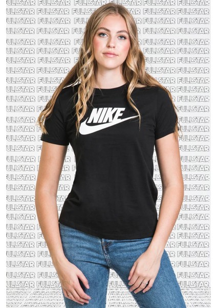 Sportswear Futura Cotton Tee Short Sleeve Baskılı Siyah Tişört