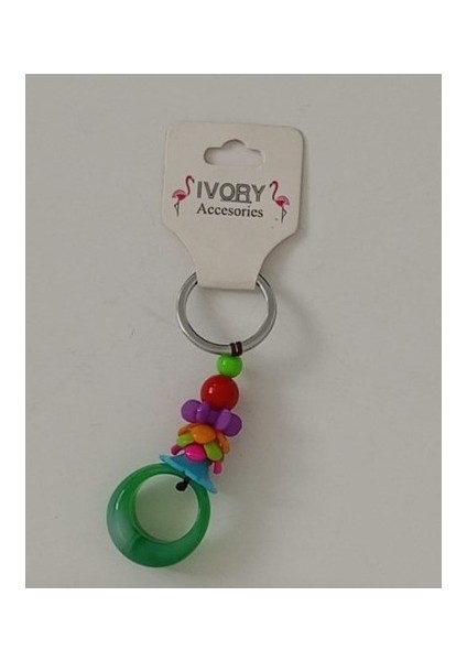 Çiçekli Anahtarlık