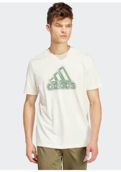 Adidas M Growth Bos T Erkek Bej T-Shirt IS2873