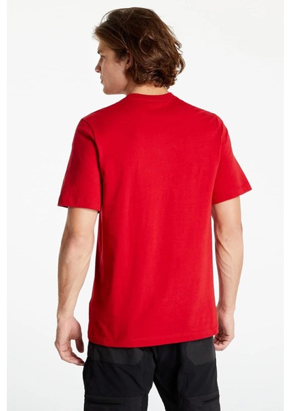 Jordan Vintage Graphic Short Sleeve Red Tee Jordan 23 Nostaljik Grafikli Erkek Tişört Kırmızı