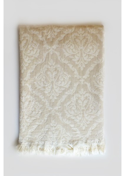 Damask Desen Jakarlı Peştamal