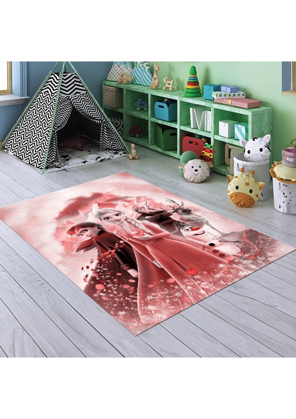 Dijital Baskılı Kaymaz Taban Yıkanabilir Eğlenceli Eğitici Çocuk Odası Halısı, N-Çocuk-42-Kırmızı, fiyatları