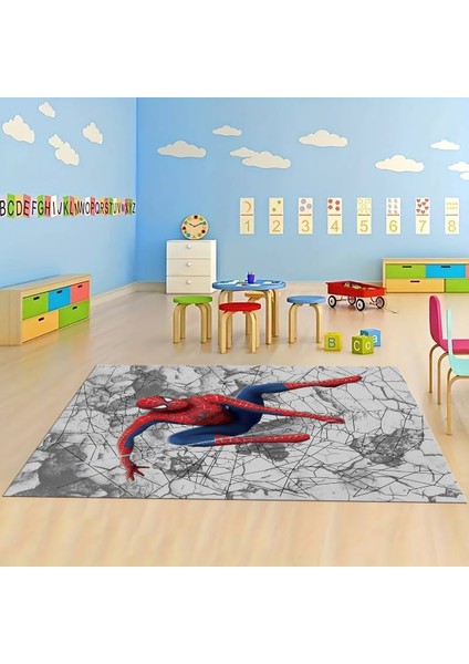 Dijital Baskılı Kaymaz Taban Yıkanabilir Eğlenceli Eğitici Çocuk Odası Halısı, N-Çocuk-41-Renkli, modelleri