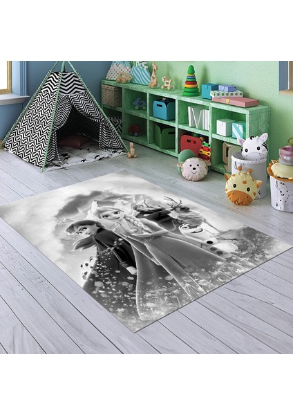 Dijital Baskılı Kaymaz Taban Yıkanabilir Eğlenceli Eğitici Çocuk Odası Halısı, N-Çocuk-42-Gri, fiyatları
