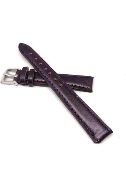 Casio Bayan ve Her Türlü Saate Uygun 14 mm Saat Kayışı Mor