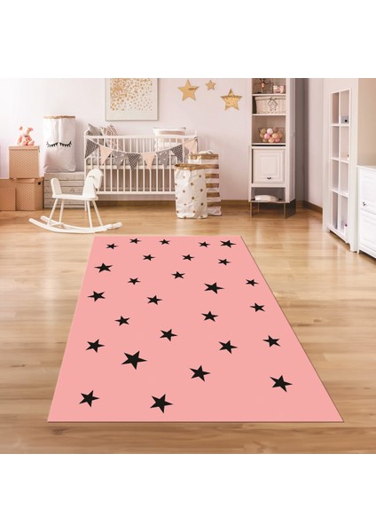 Dijital Baskılı Kaymaz Taban Yıkanabilir Eğlenceli Eğitici Çocuk Odası Halısı, N-Çocuk-32-Pembe, fiyatları