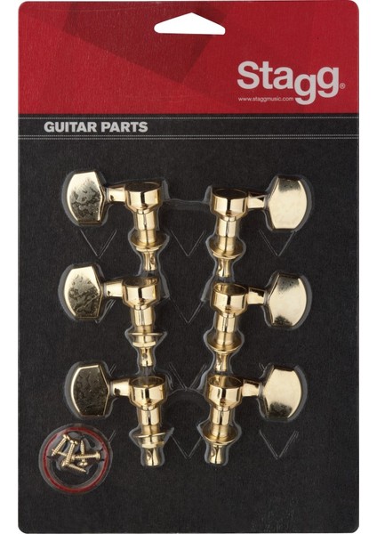 KG371GD Elektro Gitar Burgu Takımı Gold 3l+3r