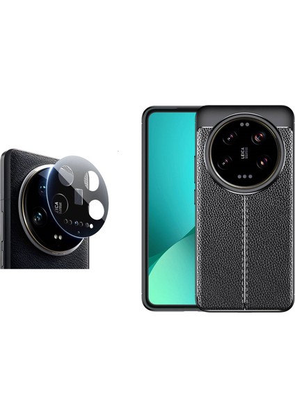 Xiaomi Mi 14 Ultra Kılıf Zore Niss Silikon Kapak + Kamera Lens Koruyucu