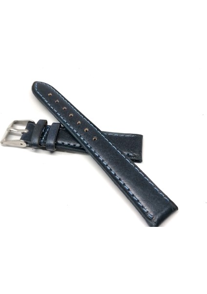 Casio Bayan ve Her Türlü Saate Uygun 16 mm Saat Kayışı Mavi