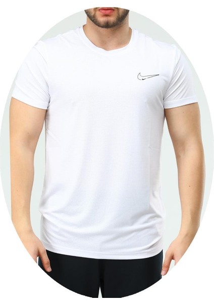 Nike EF-4223 Erkek Polyester Mesh Battal Beden T-Shirt