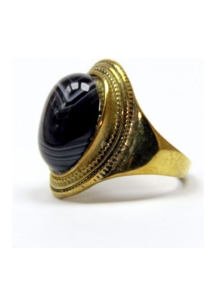 Doğal Taş Yemen Akik Doğal Taşlı Ayarlanabilir Yüzük EUY1SYA fırsatları