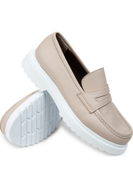 Bej Kadın Loafer - 01903ZBEJP03