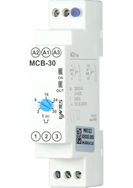 Mcb-30 Elektronik Zaman Rölesi Ent-Mcb-30 M4114