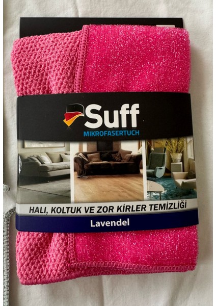 Lavendel Halı ve Koltuk Silme Bezi