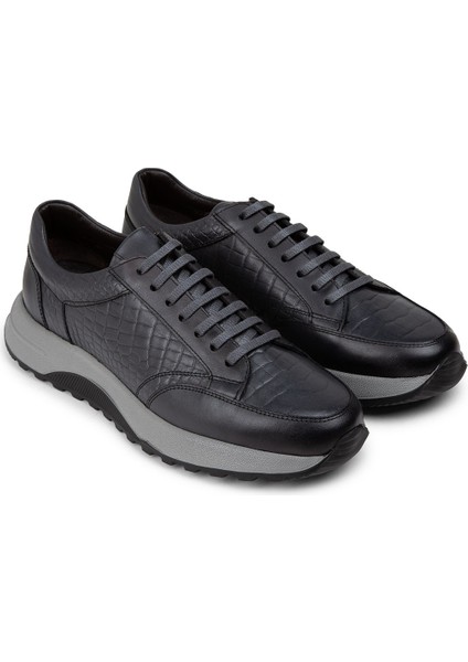 Gri Erkek Sneaker Ayakkabı - 01984MGRIE01 fırsatları