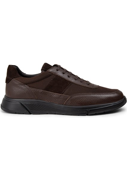 Kahverengi Erkek Sneaker Ayakkabı - 01963MKHVC01