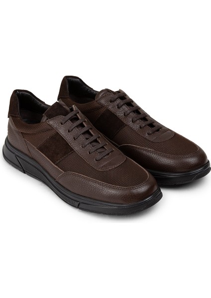Kahverengi Erkek Sneaker Ayakkabı - 01963MKHVC01 fırsatları