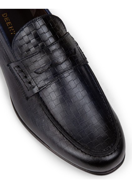 Lacivert Erkek Loafer Ayakkabı - 01978MLCVC08 indirimleri