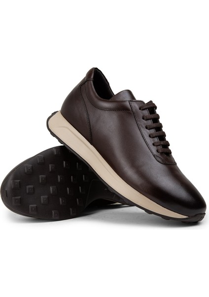 Kahverengi Erkek Sneaker Ayakkabı - 01983MKHVE01