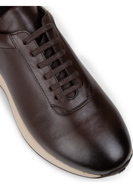 Kahverengi Erkek Sneaker Ayakkabı - 01983MKHVE01
