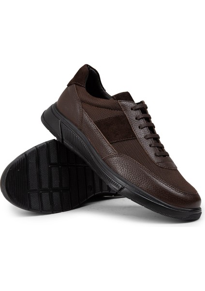 Kahverengi Erkek Sneaker Ayakkabı - 01963MKHVC01 modelleri
