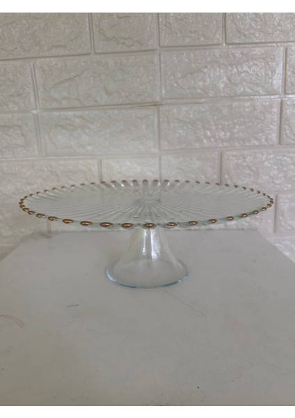 Ayaklı Kek Pasta Kurabiye Tatlı Sunum Tabağı 28CM
