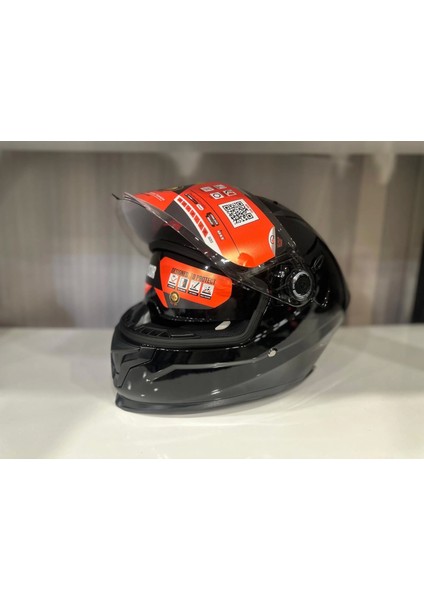 Kask mt Braker Sv Solid A1 Parlak Siyah