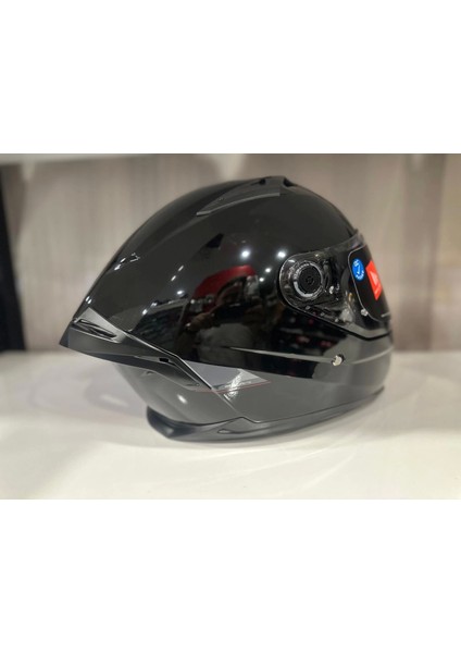 Kask mt Braker Sv Solid A1 Parlak Siyah