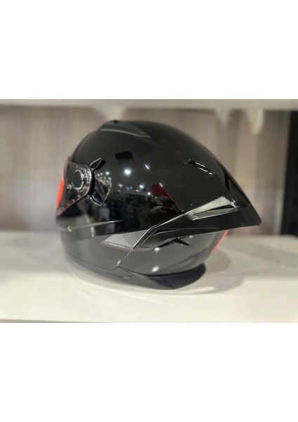 Kask mt Braker Sv Solid A1 Parlak Siyah