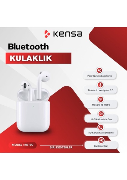 Kb-60 Bluetooth Kulaklık