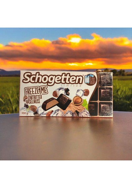 Schogetten Freeze Me Zartbitter Haselnuss Dondur Ye Çikolata