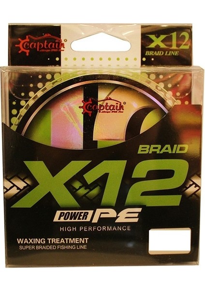 X12 Power Pe Ip Misina 0,18MM 150MT Green White