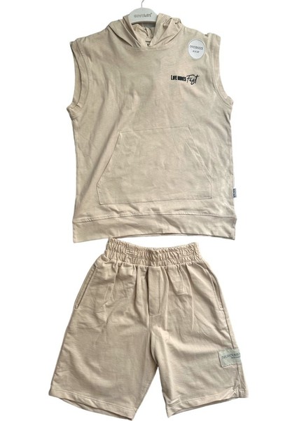 Sıfır Kol Kapşonlu Lıfe Moves Takım