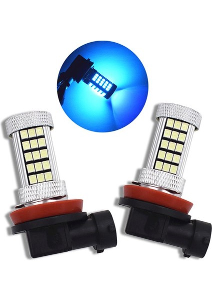 H8/11 9W  LED Ampul 2835 Turkuaz