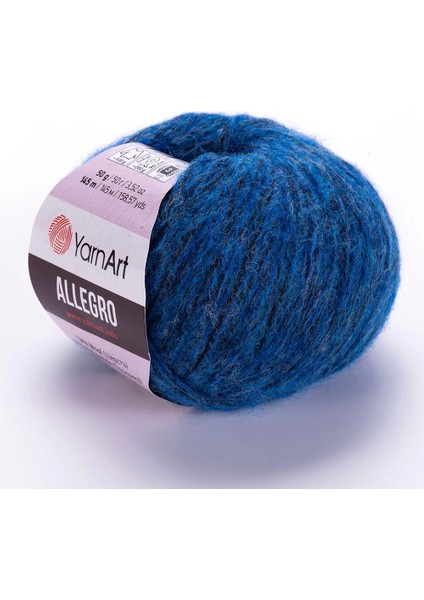 Yarn Art Allegro 709 Koyu Mavi Melanj El Örgü Ipi