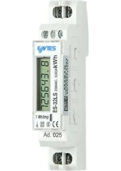 ES-32L LCD Aktif Enerji Sayacı (32 A)