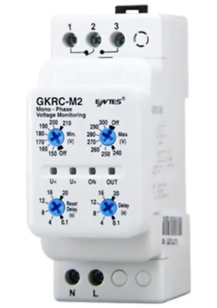 Gkrc-M2 PK28 Monofaz 230VAC T-I Cap. Gerilim