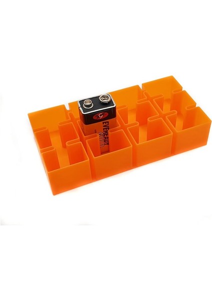 9V Pil Organizer Stand Turuncu