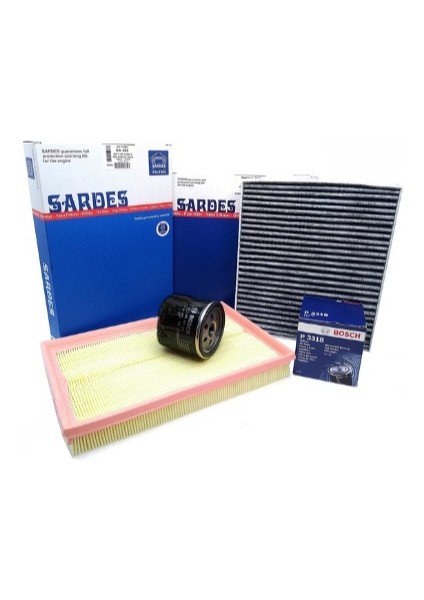 Vw Bora 1.6 16V Filtre Bakım Seti ( Azd - Bcb Motor )