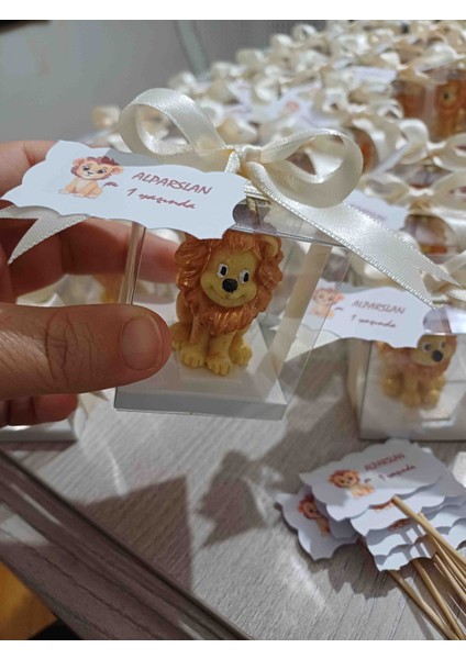 Aslan MUM50ADET,DOĞUM Günü Hediyesi,bebek Mevludu,sünnet Hatırası,babyshower,yenidoğan Hediyelik Mum fiyatları